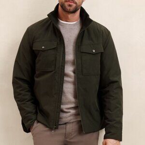 Banana Republic Factory Padded Mock-Neck Jacket